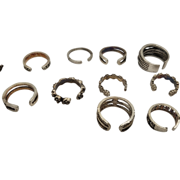 Adjustable Band  Ring Bundle 12 Pieces - Picture 5 of 10